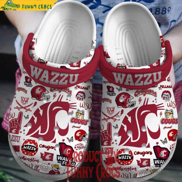 Washington State Cougars NCAA Wazzu Crocs Slippers 1.jpg