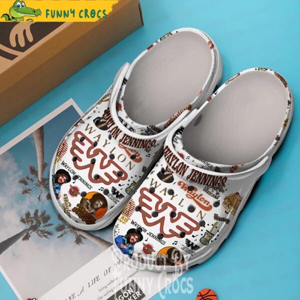 Waylon Jennings I ve Always Been Crazy Music Crocs Shoes 2.jpg