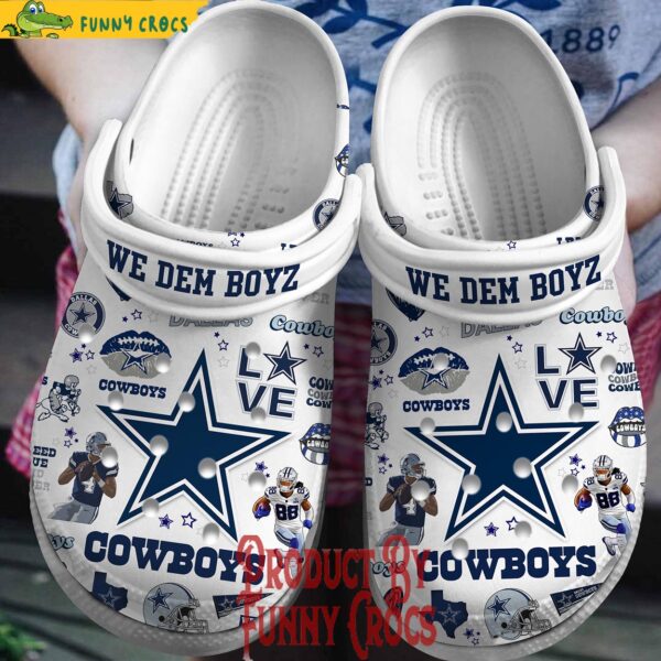 We Dem Boyz Dallas Cowboys Crocs Clogs Shoes 1.jpg