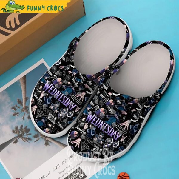 Wednesday Addams Family Crocs Shoes 2.jpg