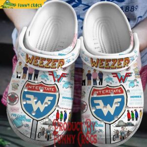 Weezer Music Crocs Shoes 1.jpg