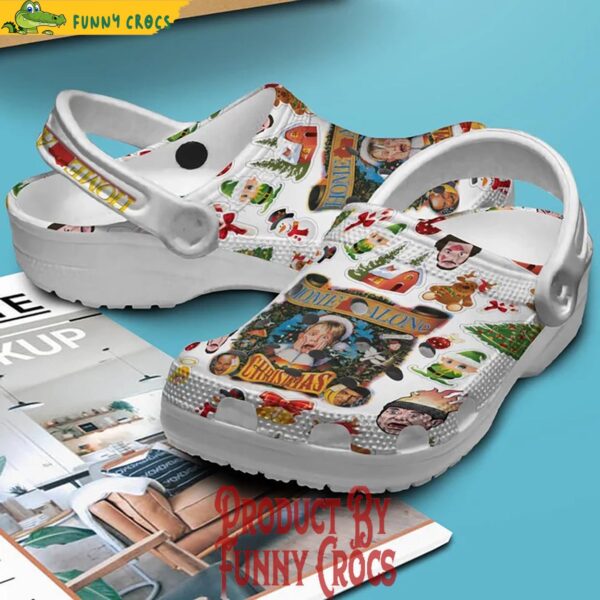 White Christmas Home Alone Crocs Shoes 3.jpg