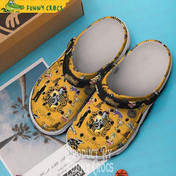 Yellow Harry Potter Hufflepuff Crocs Clogs 2.jpg